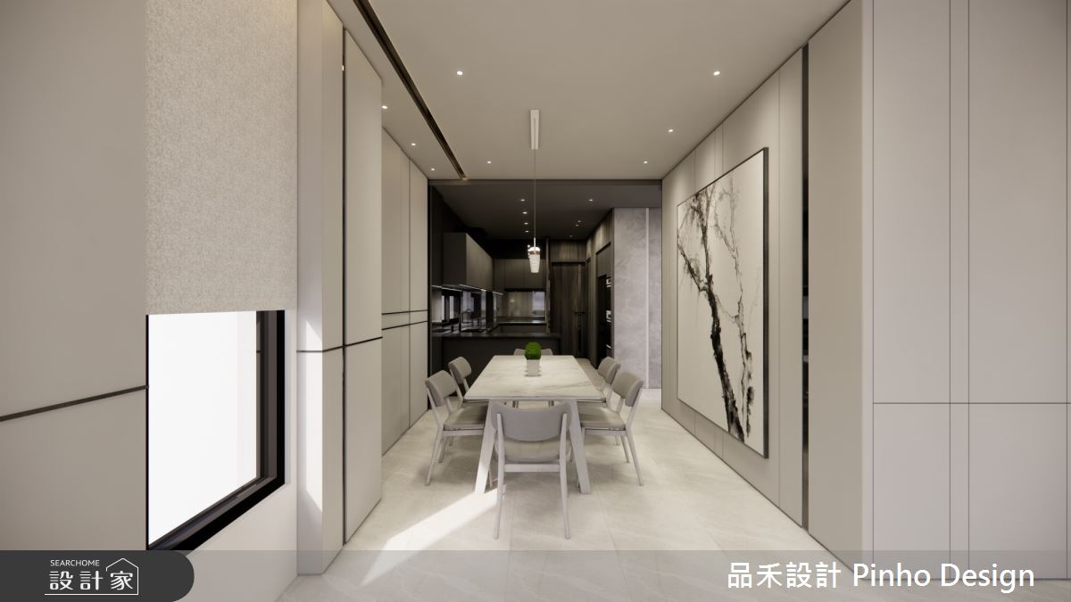 180坪新成屋(5年以下)＿簡約風餐廳廚房案例圖片＿品禾設計＿品禾設計22_180坪簡約風之14