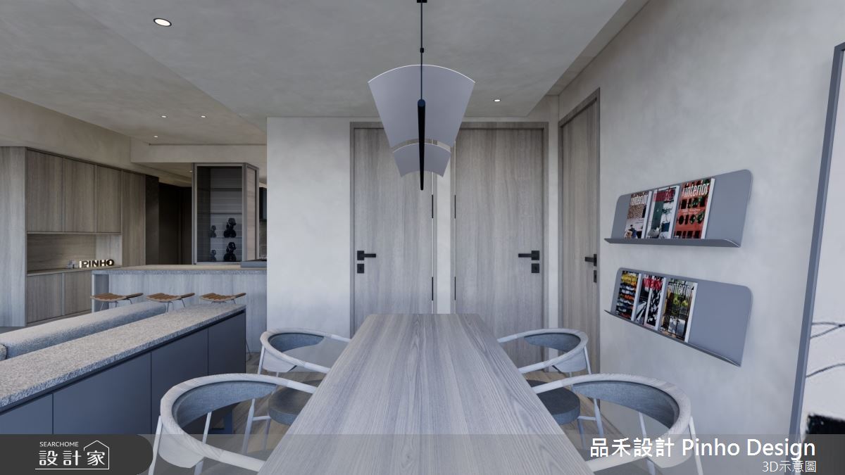 38坪新成屋(5年以下)＿侘寂風餐廳案例圖片＿品禾設計＿品禾設計24_38坪侘寂風之8