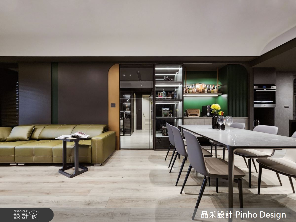55坪新成屋(5年以下)＿現代風客廳餐廳案例圖片＿品禾設計＿品禾設計26_55坪現代風之2