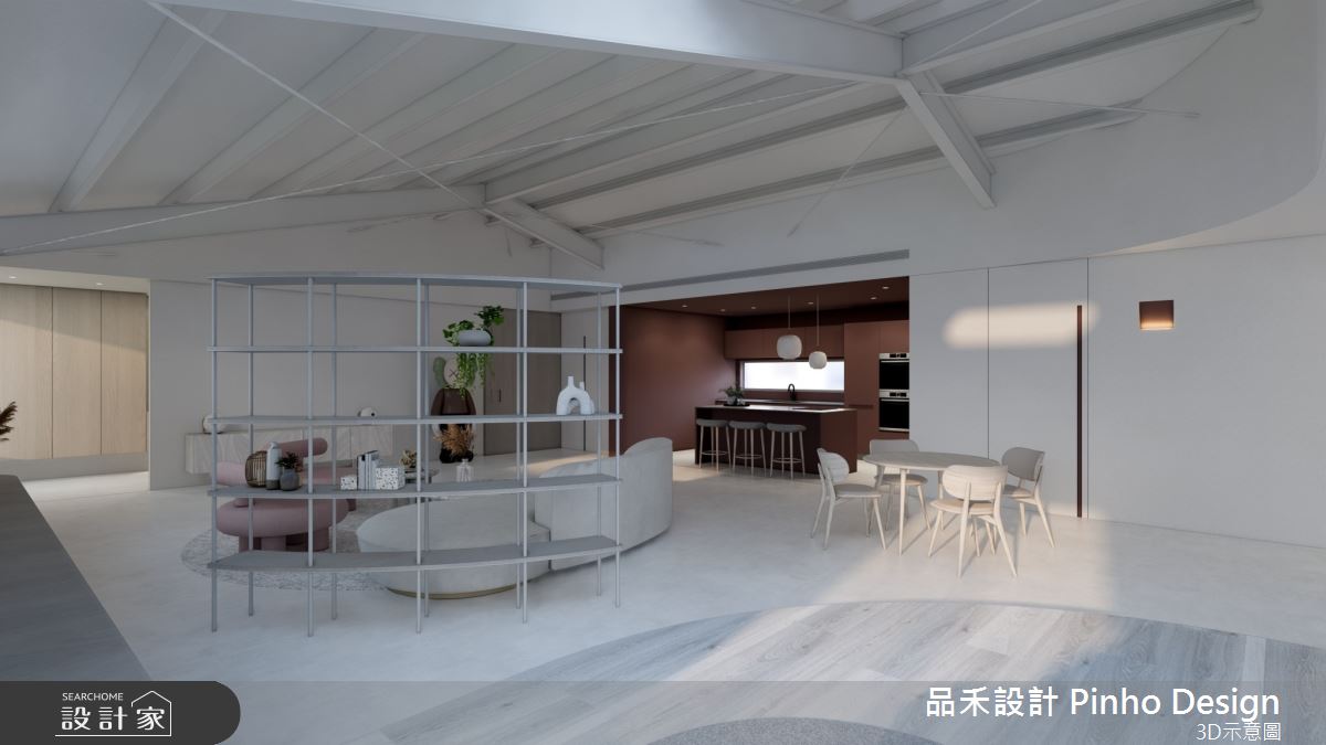 55坪新成屋(5年以下)＿簡約風客廳餐廳廚房案例圖片＿品禾設計＿品禾設計29_55坪簡約風之3