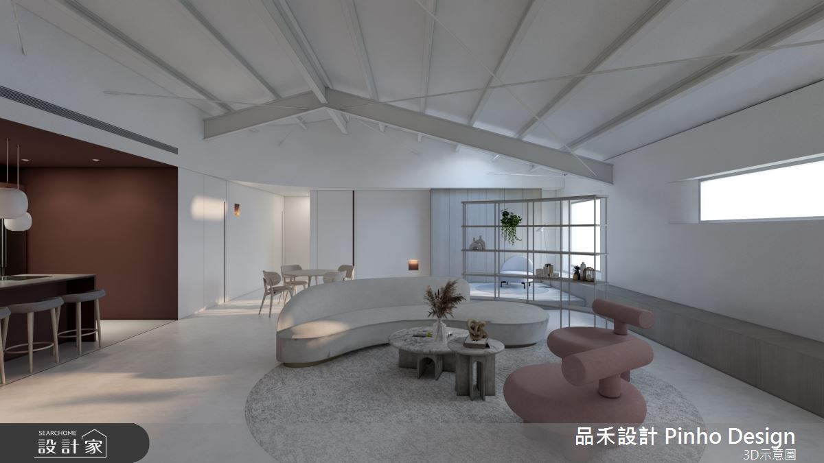 55坪新成屋(5年以下)＿簡約風客廳餐廳案例圖片＿品禾設計＿品禾設計29_55坪簡約風之15