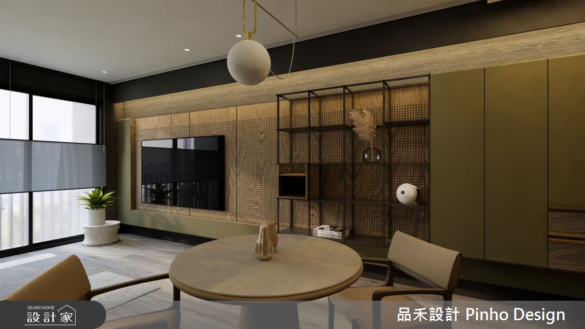 35坪新成屋(5年以下)＿美式簡約風客廳餐廳案例圖片＿品禾設計＿品禾設計31_35坪美式簡約風之1