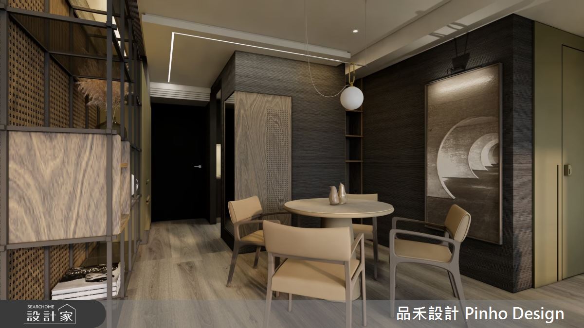 35坪新成屋(5年以下)＿美式簡約風玄關餐廳案例圖片＿品禾設計＿品禾設計31_35坪美式簡約風之11