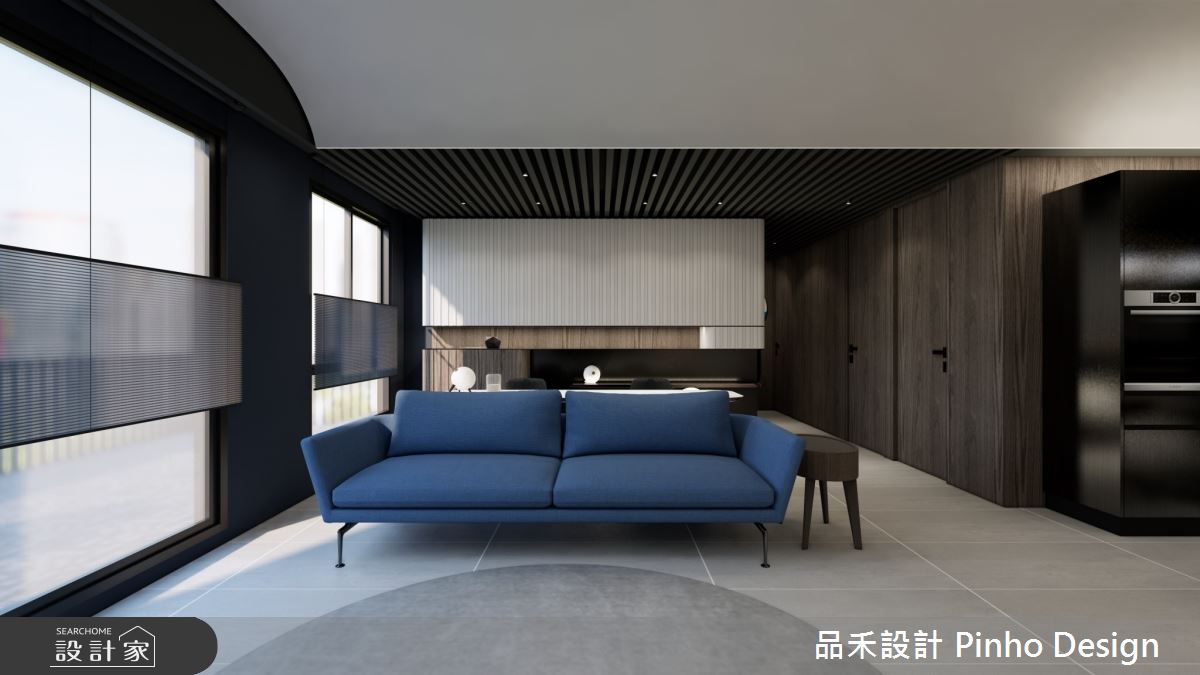 60坪新成屋(5年以下)＿輕奢風客廳案例圖片＿品禾設計＿品禾設計33_60坪輕奢風之8