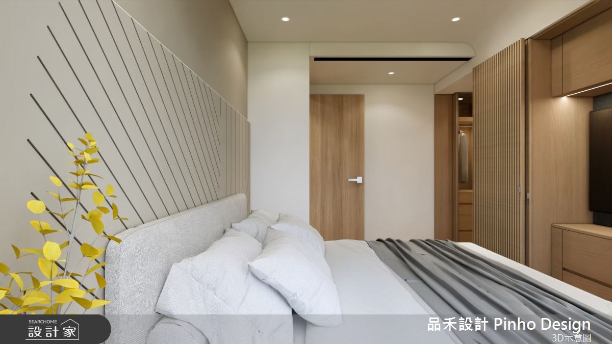 40坪新成屋(5年以下)＿日式風臥室案例圖片＿品禾設計＿品禾設計34_40坪日式風之27