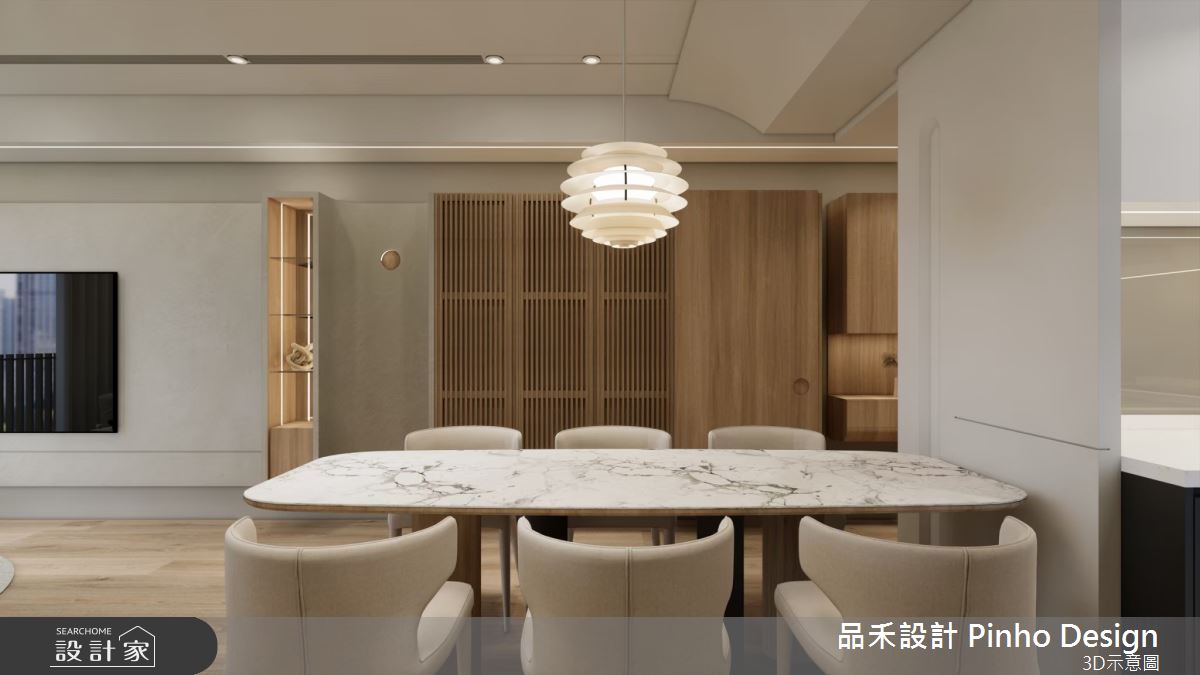 40坪新成屋(5年以下)＿日式風玄關餐廳案例圖片＿品禾設計＿品禾設計34_40坪日式風之9