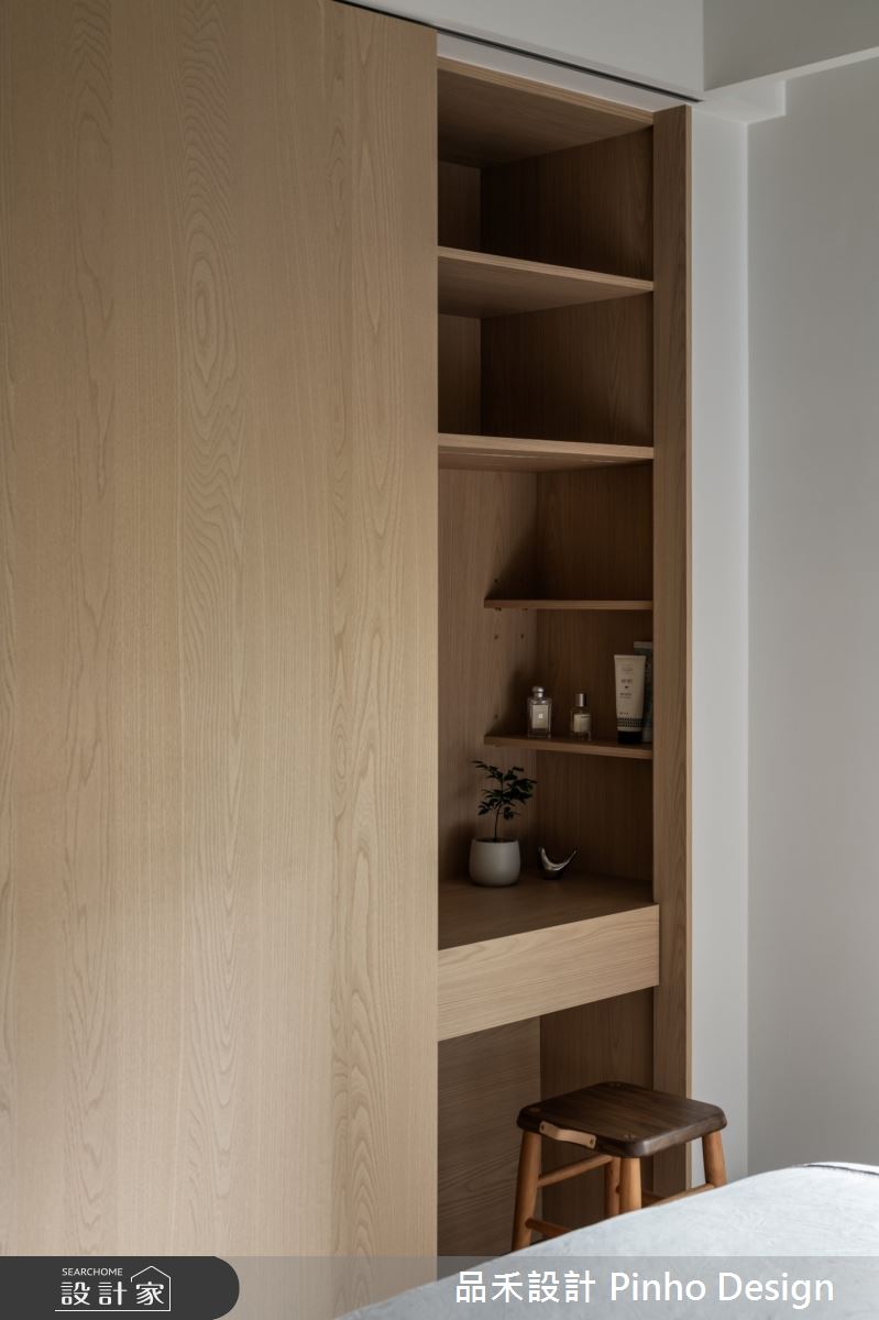 38坪新成屋(5年以下)＿侘寂風臥室案例圖片＿品禾設計＿品禾設計36_38坪侘寂風之18