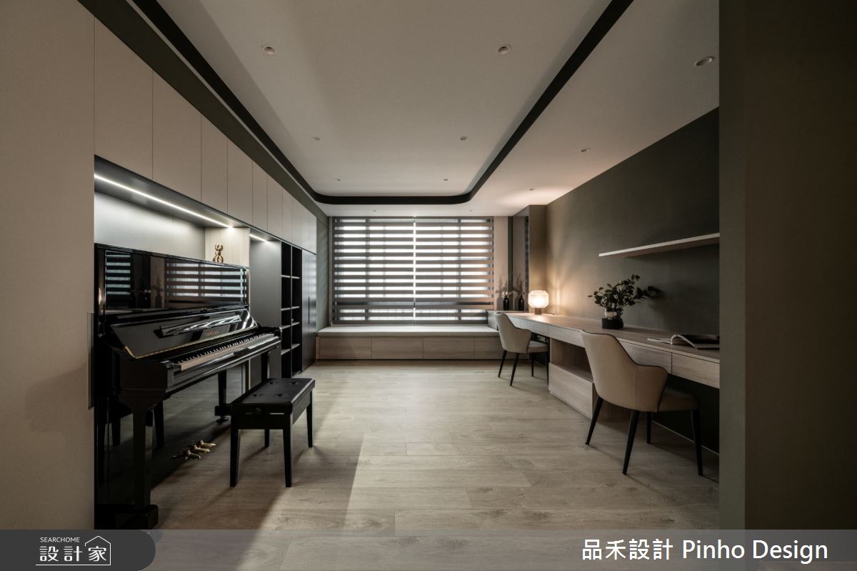 108坪老屋(16~30年)＿簡約風書房工作區臥榻案例圖片＿品禾設計＿品禾設計37_108坪簡約風之156