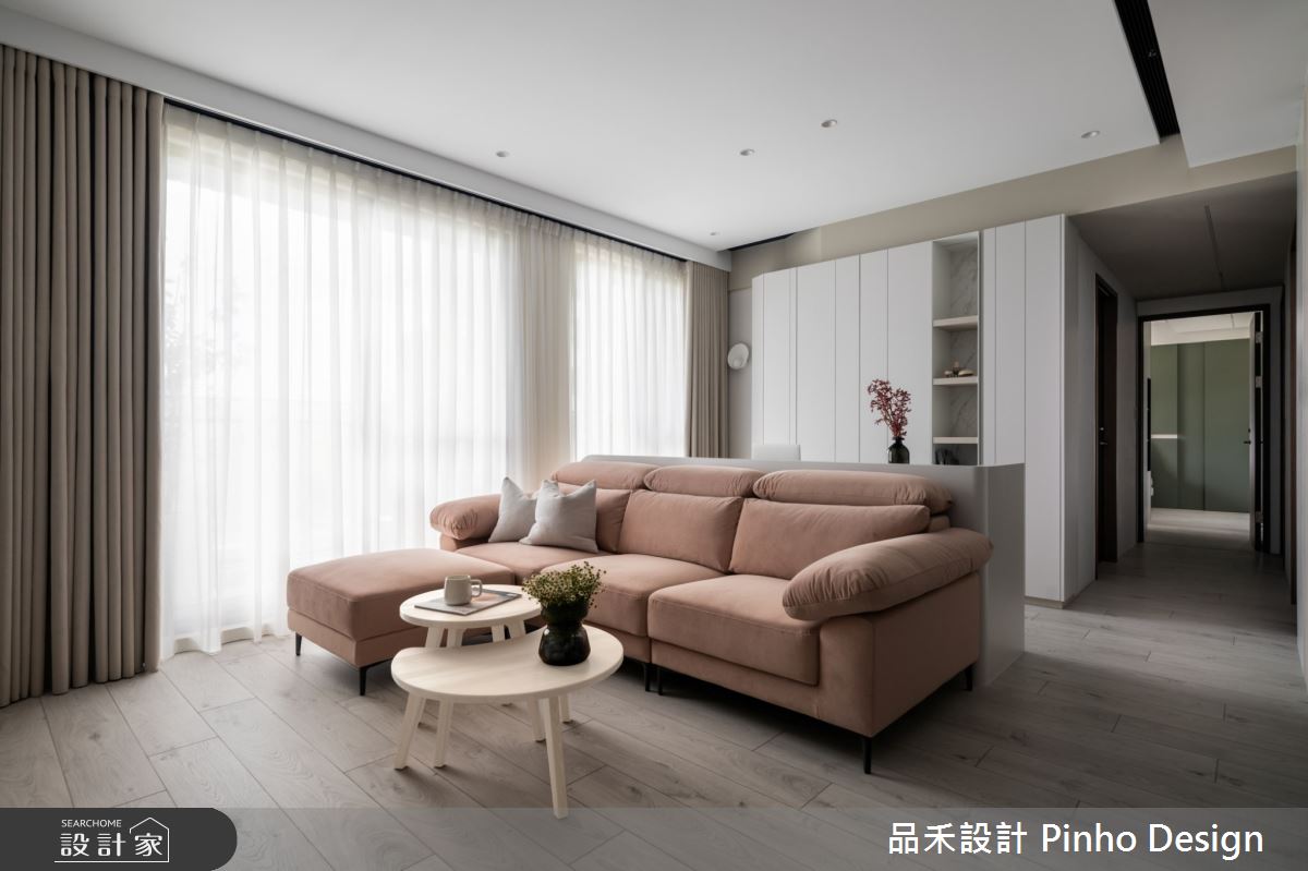 45坪新成屋(5年以下)＿日式風客廳案例圖片＿品禾設計＿品禾設計38_45坪日式風之3