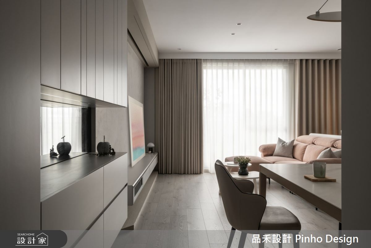 45坪新成屋(5年以下)＿日式風客廳案例圖片＿品禾設計＿品禾設計38_45坪日式風之1