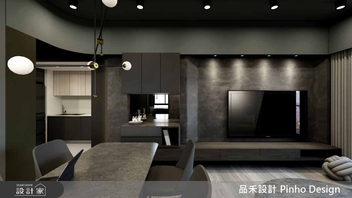 35坪新成屋(5年以下)＿現代風客廳餐廳廚房案例圖片＿品禾設計＿品禾設計39_35坪現代風之2404