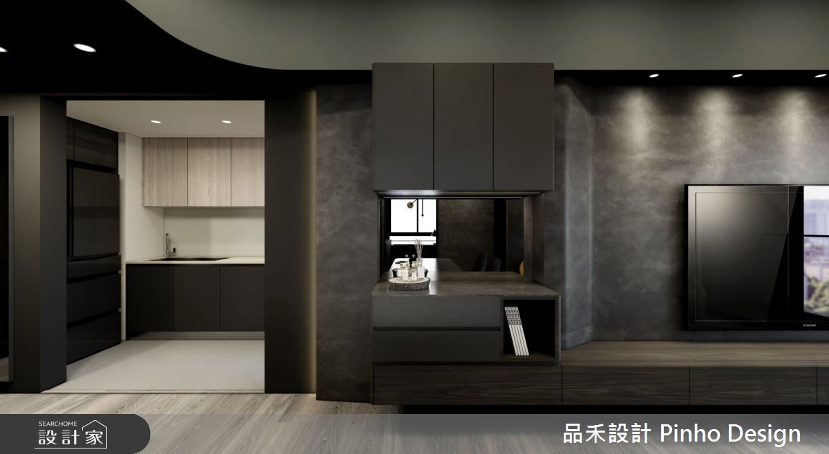 35坪新成屋(5年以下)＿現代風客廳廚房案例圖片＿品禾設計＿品禾設計39_35坪現代風之7