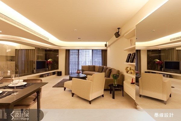 40坪新成屋(5年以下)＿奢華風案例圖片＿墨線設計有限公司＿墨線_12之5