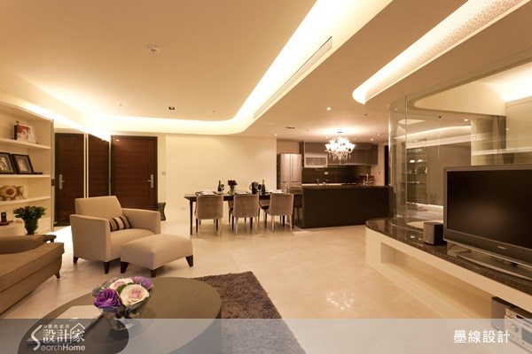 40坪新成屋(5年以下)＿奢華風案例圖片＿墨線設計有限公司＿墨線_12之4