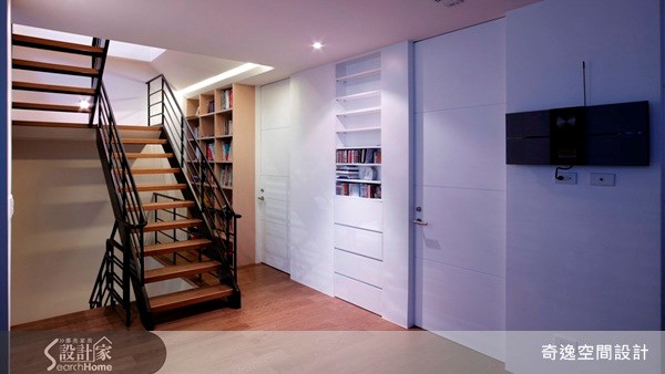 65坪老屋(16~30年)＿現代風樓梯案例圖片＿奇逸空間設計＿奇逸_04之7