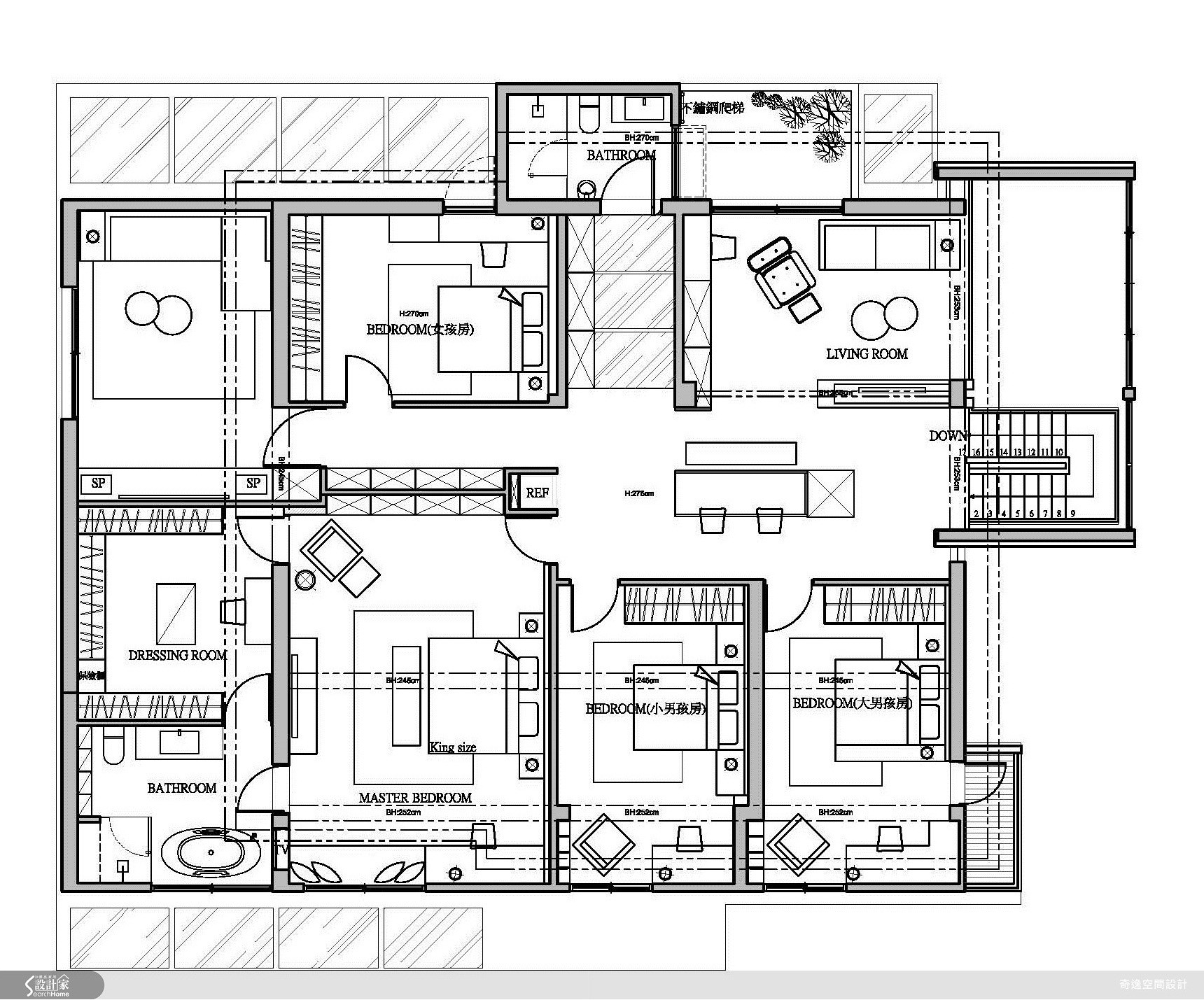 125坪老屋(16~30年)＿現代風案例圖片＿奇逸空間設計＿奇逸_07之21