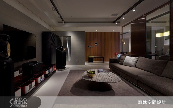 45坪新成屋(5年以下)＿現代風客廳案例圖片＿奇逸空間設計＿奇逸_09之2