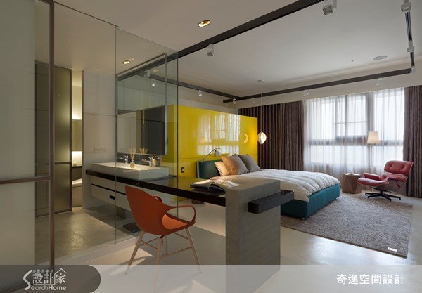 45坪新成屋(5年以下)＿現代風臥室浴室案例圖片＿奇逸空間設計＿奇逸_09之6
