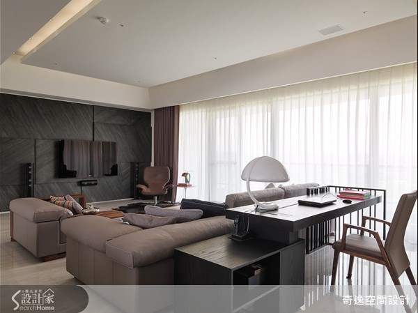 66坪新成屋(5年以下)＿簡約風客廳案例圖片＿奇逸空間設計＿奇逸_13之5