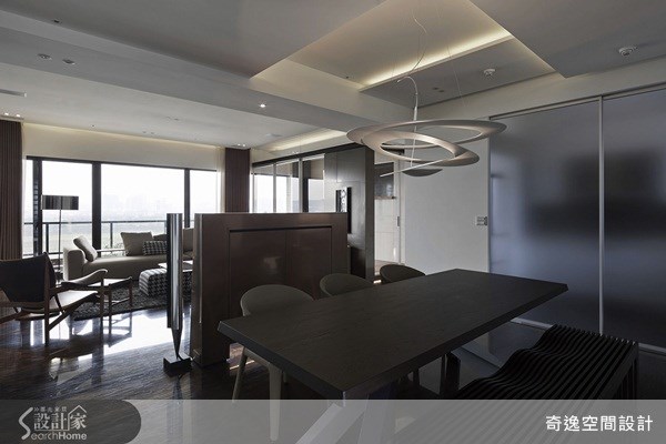 66坪新成屋(5年以下)＿簡約風客廳餐廳案例圖片＿奇逸空間設計＿奇逸_14之6