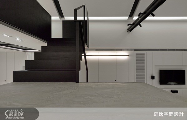 63坪中古屋(5~15年)＿現代風樓梯案例圖片＿奇逸空間設計＿奇逸_15之33
