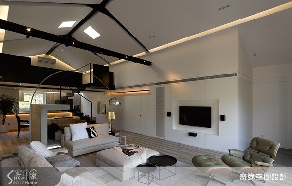 63坪中古屋(5~15年)＿現代風客廳案例圖片＿奇逸空間設計＿奇逸_15之4