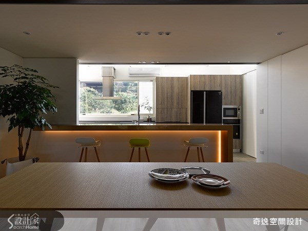 63坪中古屋(5~15年)＿現代風餐廳吧檯案例圖片＿奇逸空間設計＿奇逸_15之12