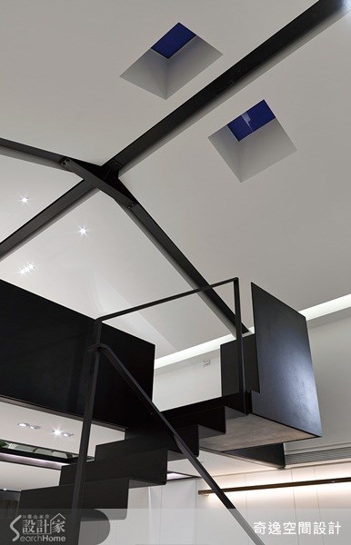 63坪中古屋(5~15年)＿現代風樓梯案例圖片＿奇逸空間設計＿奇逸_15之35