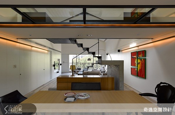 63坪中古屋(5~15年)＿現代風餐廳樓梯案例圖片＿奇逸空間設計＿奇逸_15之18