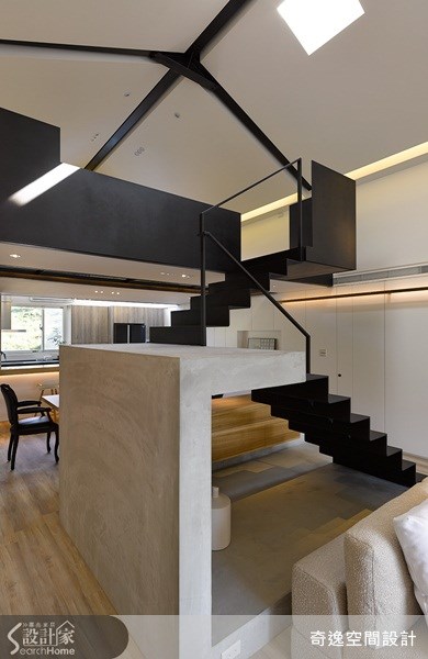 63坪中古屋(5~15年)＿現代風樓梯案例圖片＿奇逸空間設計＿奇逸_15之27