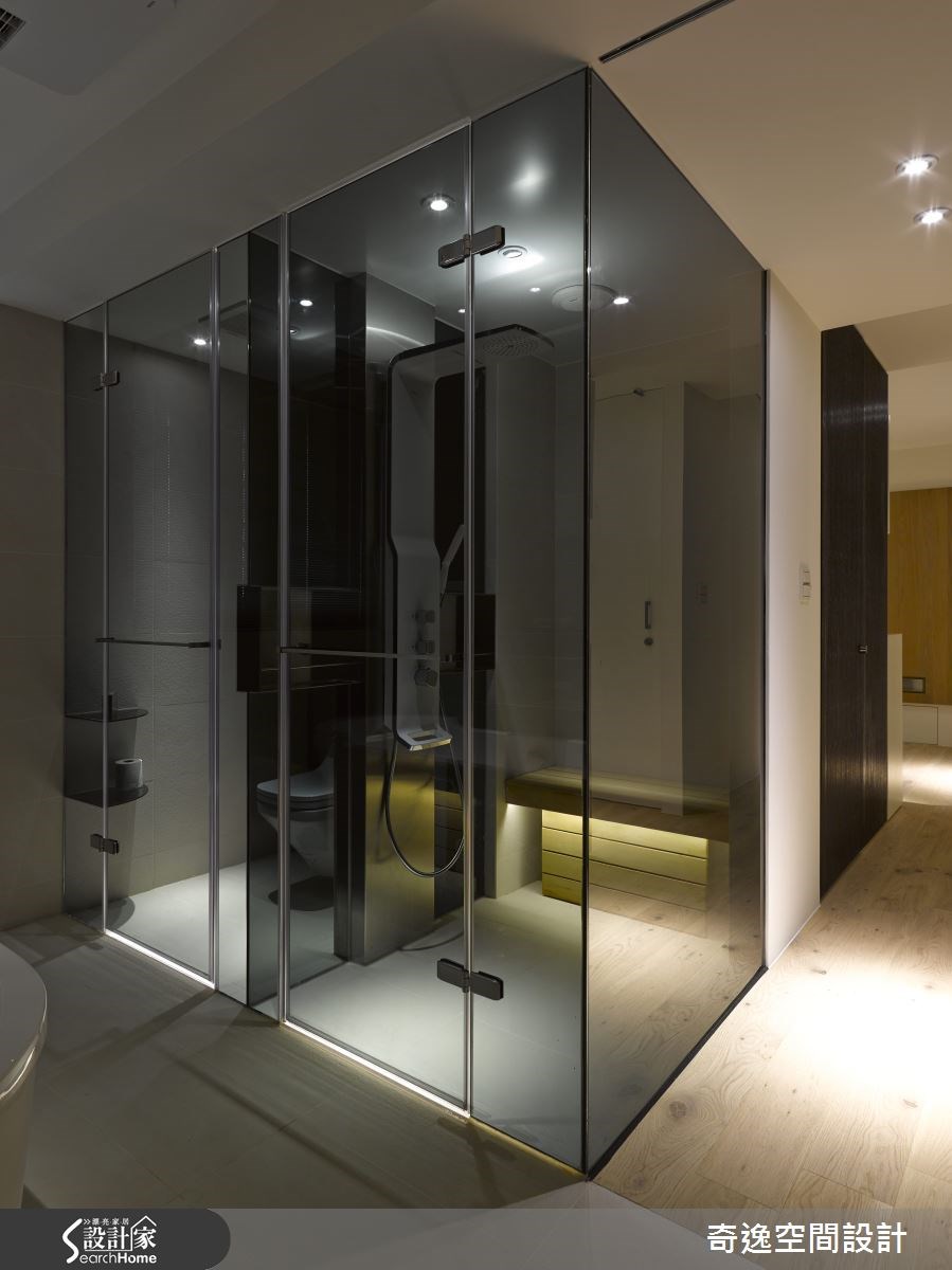 40坪新成屋(5年以下)＿現代風浴室案例圖片＿奇逸空間設計＿奇逸_17之15