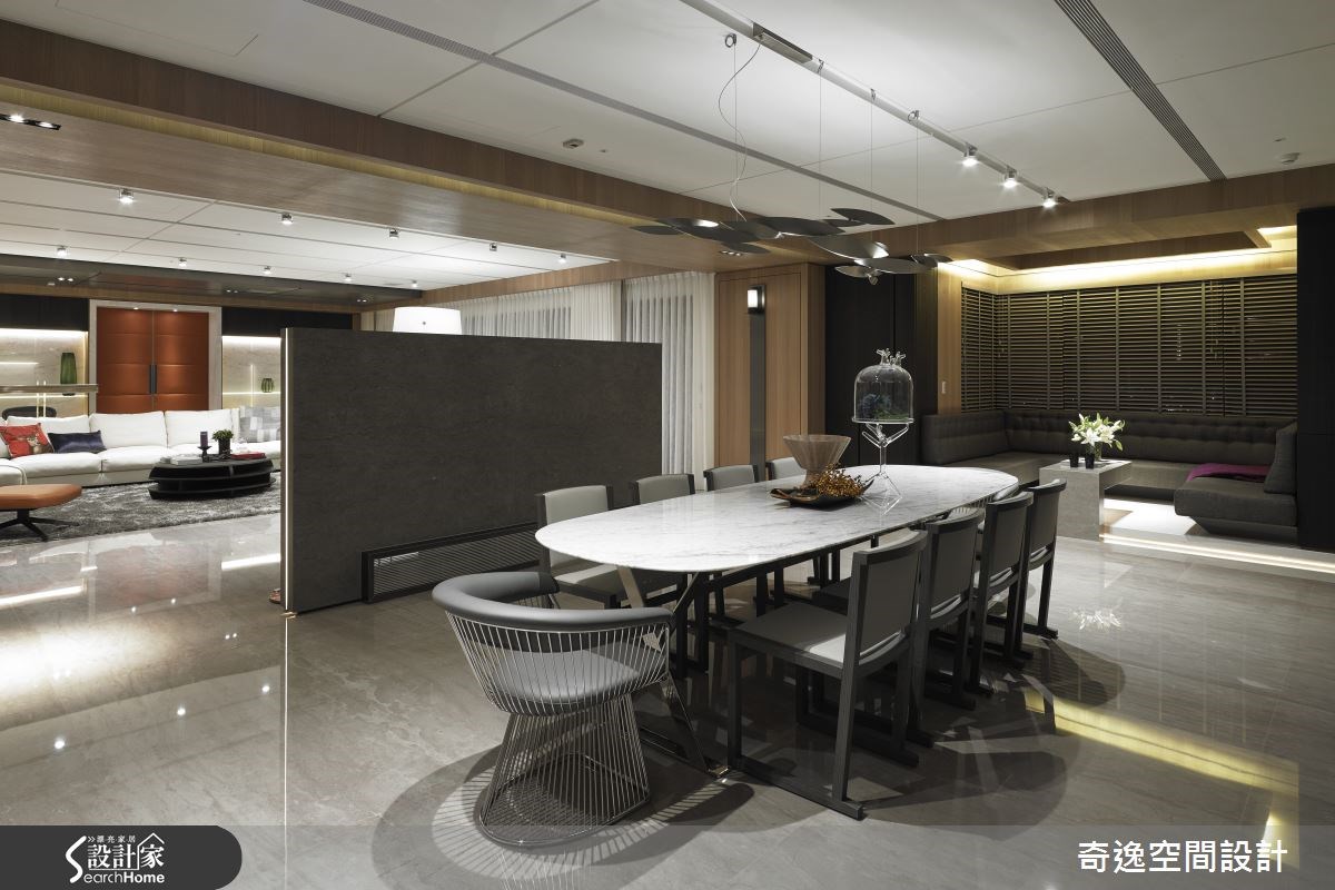 202坪新成屋(5年以下)＿現代風客廳餐廳案例圖片＿奇逸空間設計＿奇逸_18之5