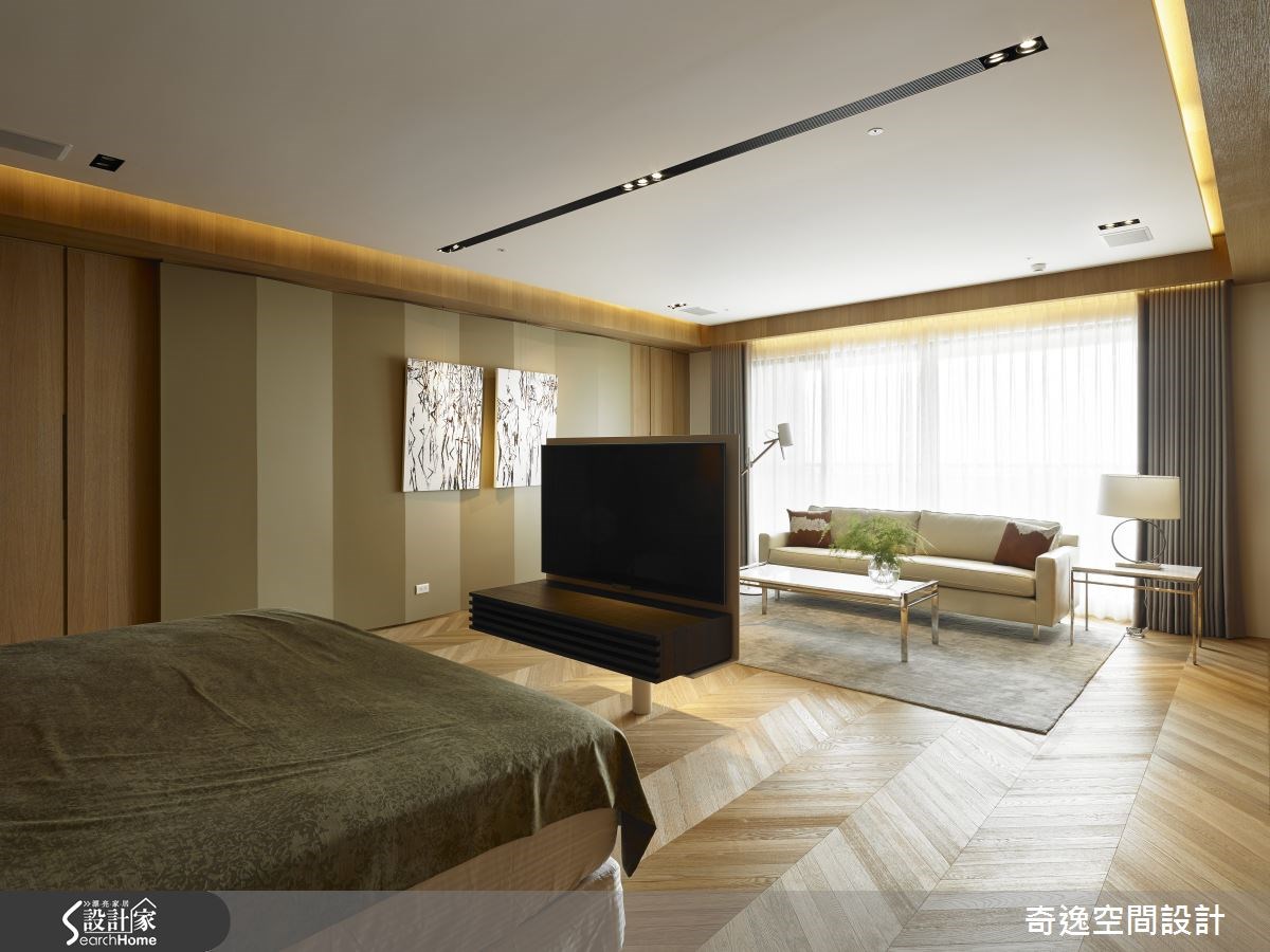 202坪新成屋(5年以下)＿現代風客廳臥室案例圖片＿奇逸空間設計＿奇逸_18之8