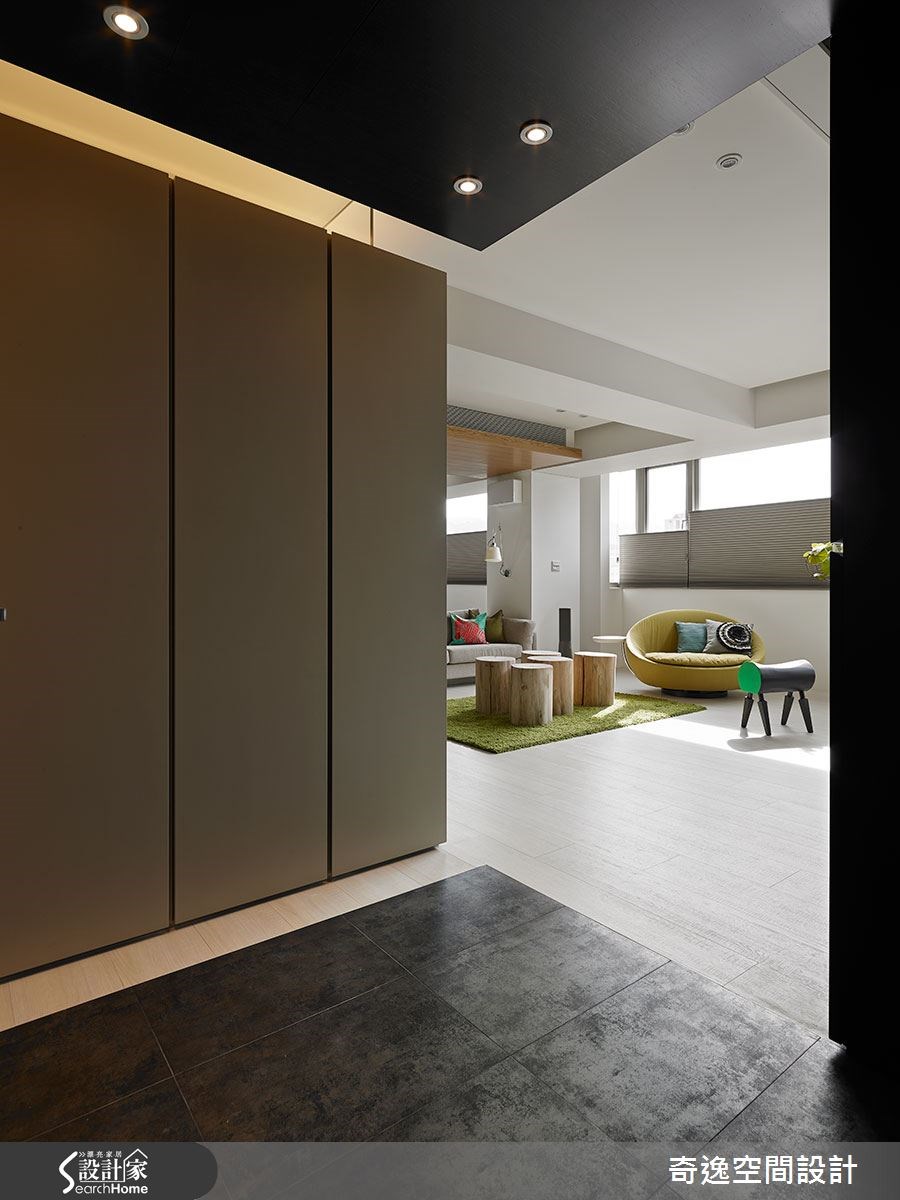 72坪老屋(16~30年)＿現代風客廳走廊案例圖片＿奇逸空間設計＿奇逸_19之1