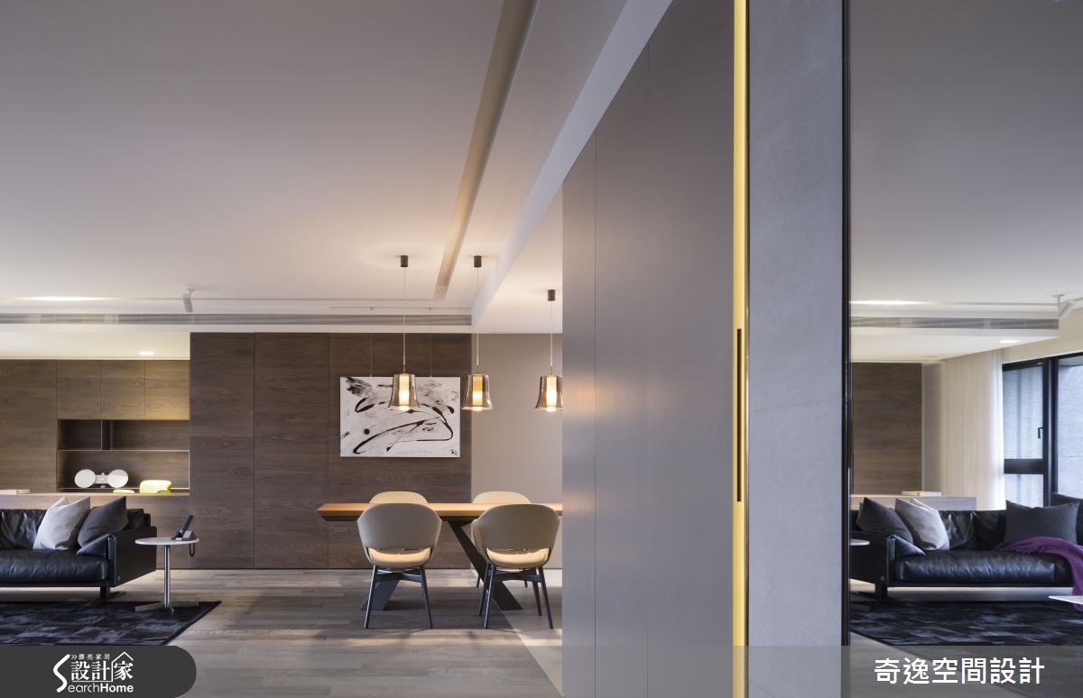 40坪新成屋(5年以下)＿現代風客廳案例圖片＿奇逸空間設計＿奇逸_20之5