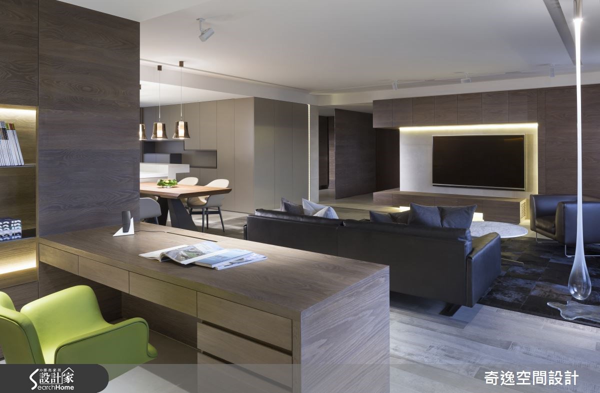 40坪新成屋(5年以下)＿現代風客廳案例圖片＿奇逸空間設計＿奇逸_20之6