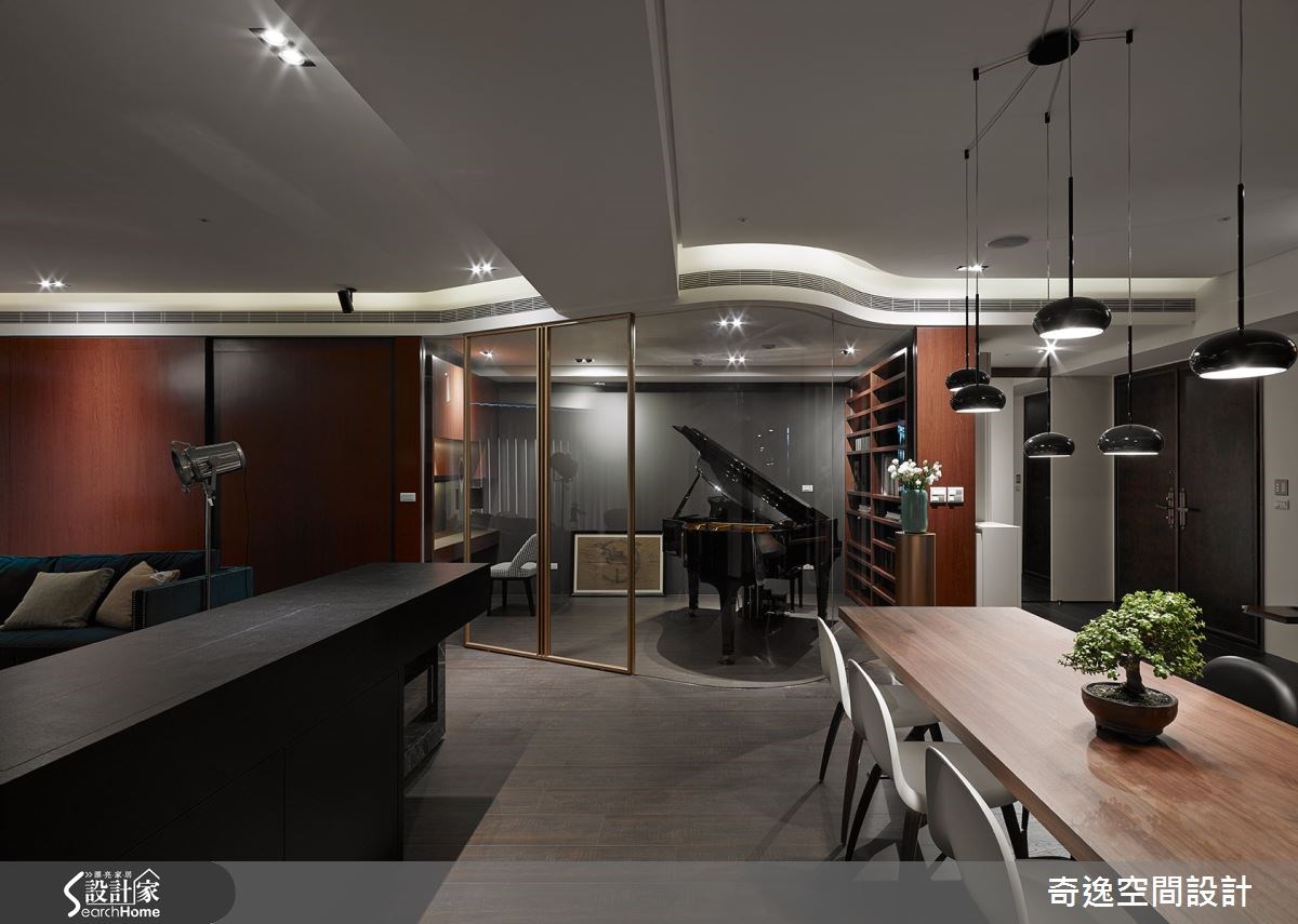 50坪新成屋(5年以下)＿現代風客廳餐廳案例圖片＿奇逸空間設計＿奇逸_21之6