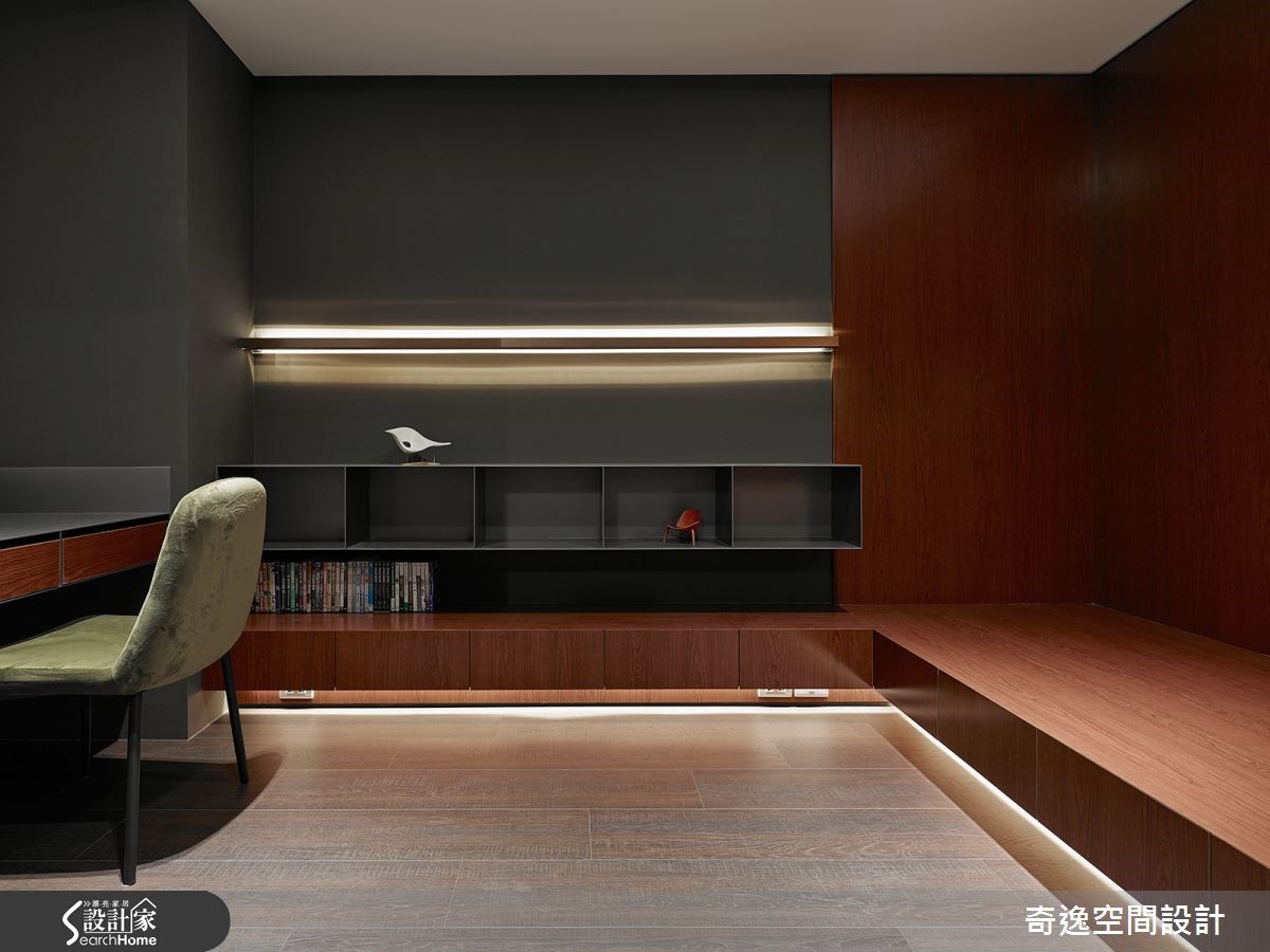 50坪新成屋(5年以下)＿現代風書房臥榻案例圖片＿奇逸空間設計＿奇逸_21之10