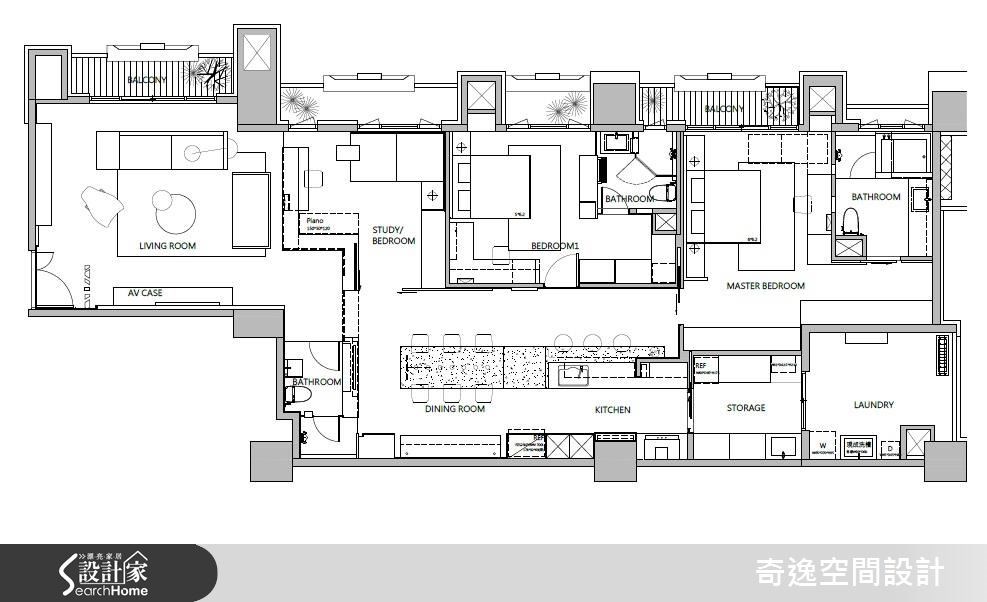 53坪新成屋(5年以下)＿現代風案例圖片＿奇逸空間設計＿奇逸_24之26