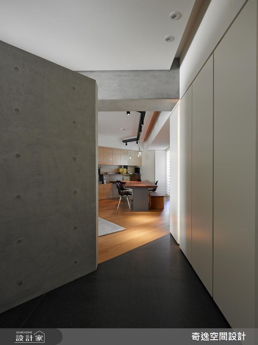 40坪中古屋(5~15年)＿簡約風玄關案例圖片＿奇逸空間設計＿奇逸_27之3