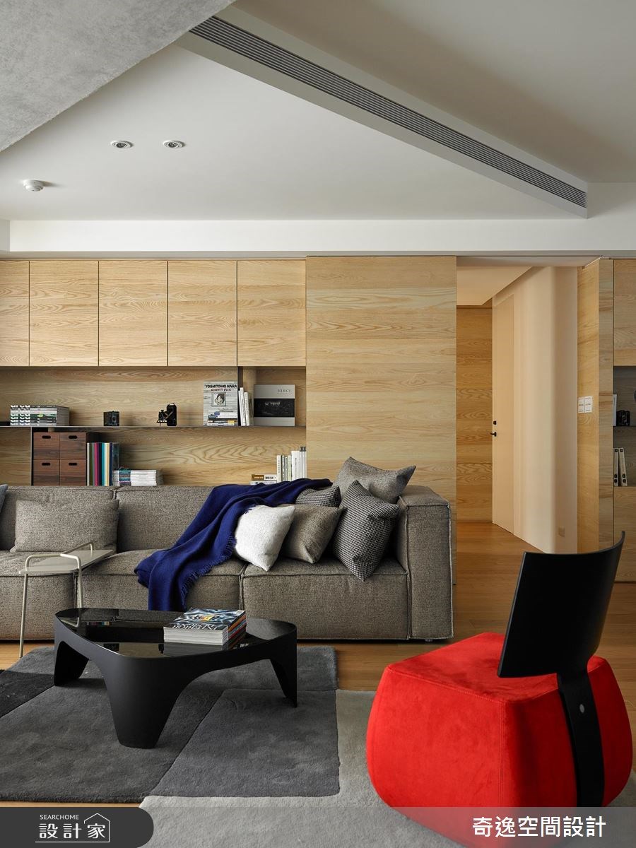 40坪中古屋(5~15年)＿簡約風客廳案例圖片＿奇逸空間設計＿奇逸_27之10