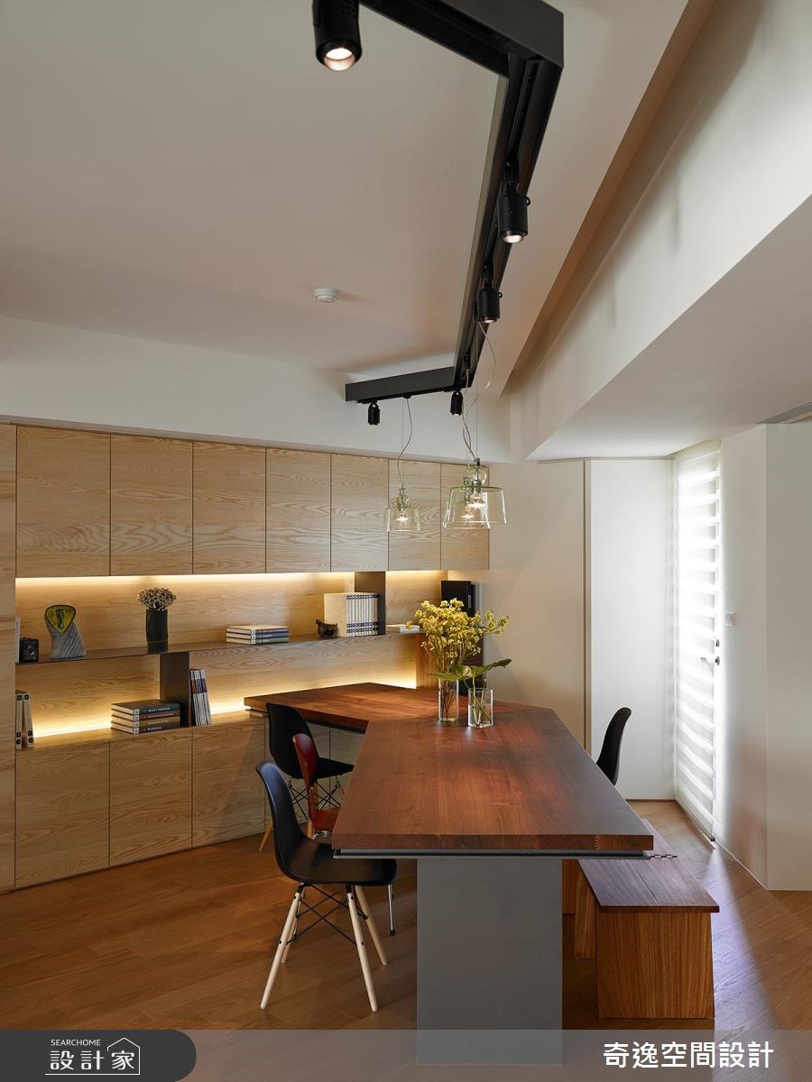 40坪中古屋(5~15年)＿簡約風餐廳案例圖片＿奇逸空間設計＿奇逸_27之13