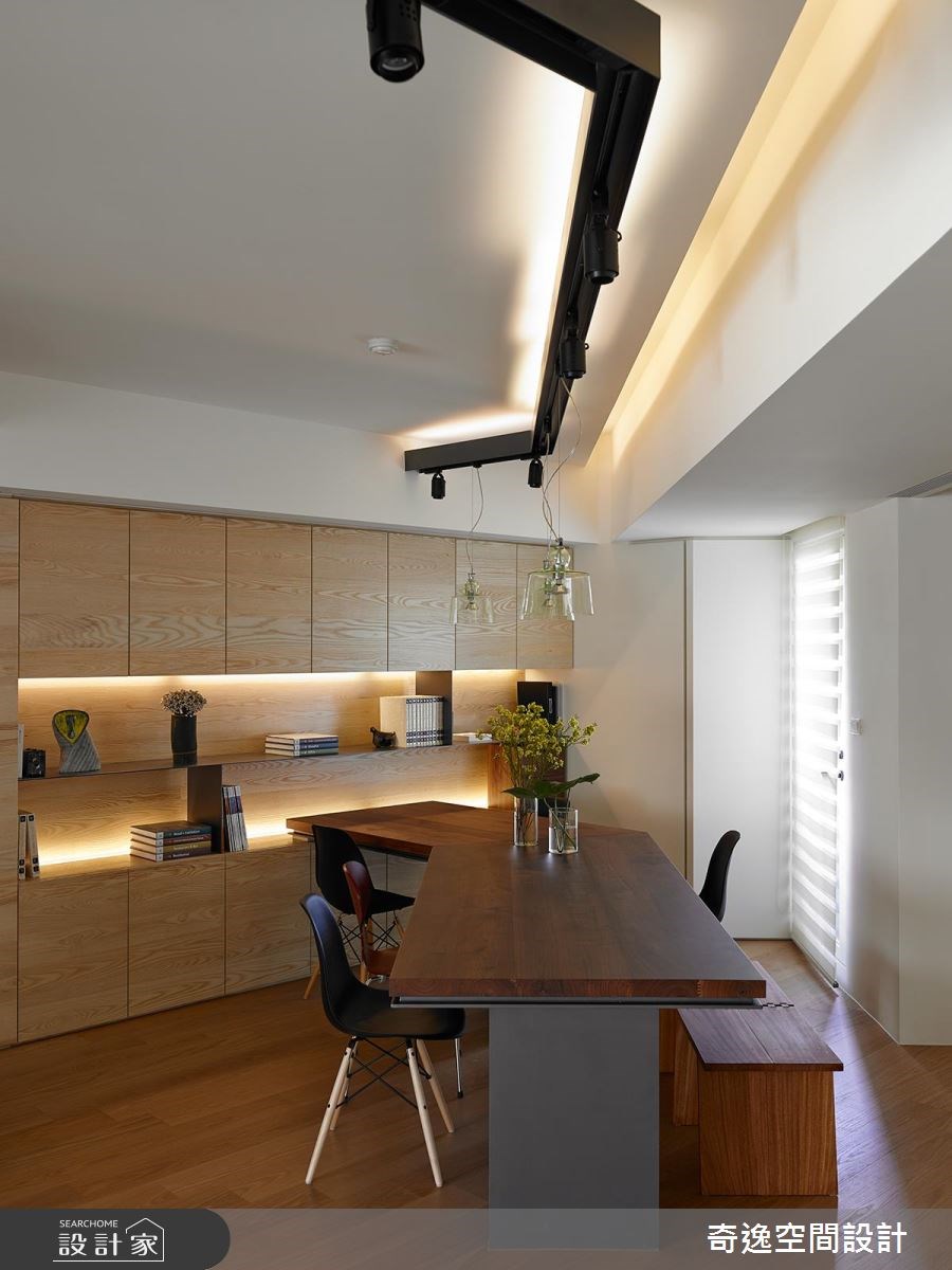 40坪中古屋(5~15年)＿簡約風餐廳案例圖片＿奇逸空間設計＿奇逸_27之14