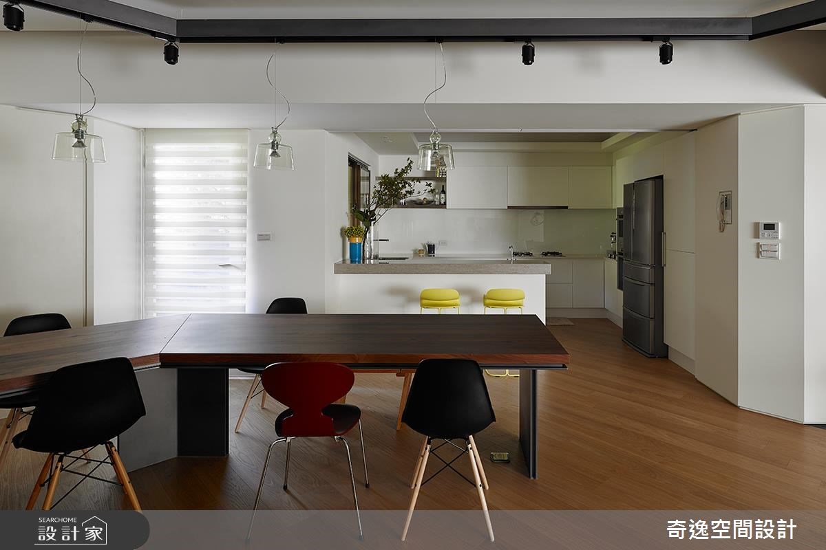 40坪中古屋(5~15年)＿簡約風餐廳案例圖片＿奇逸空間設計＿奇逸_27之18