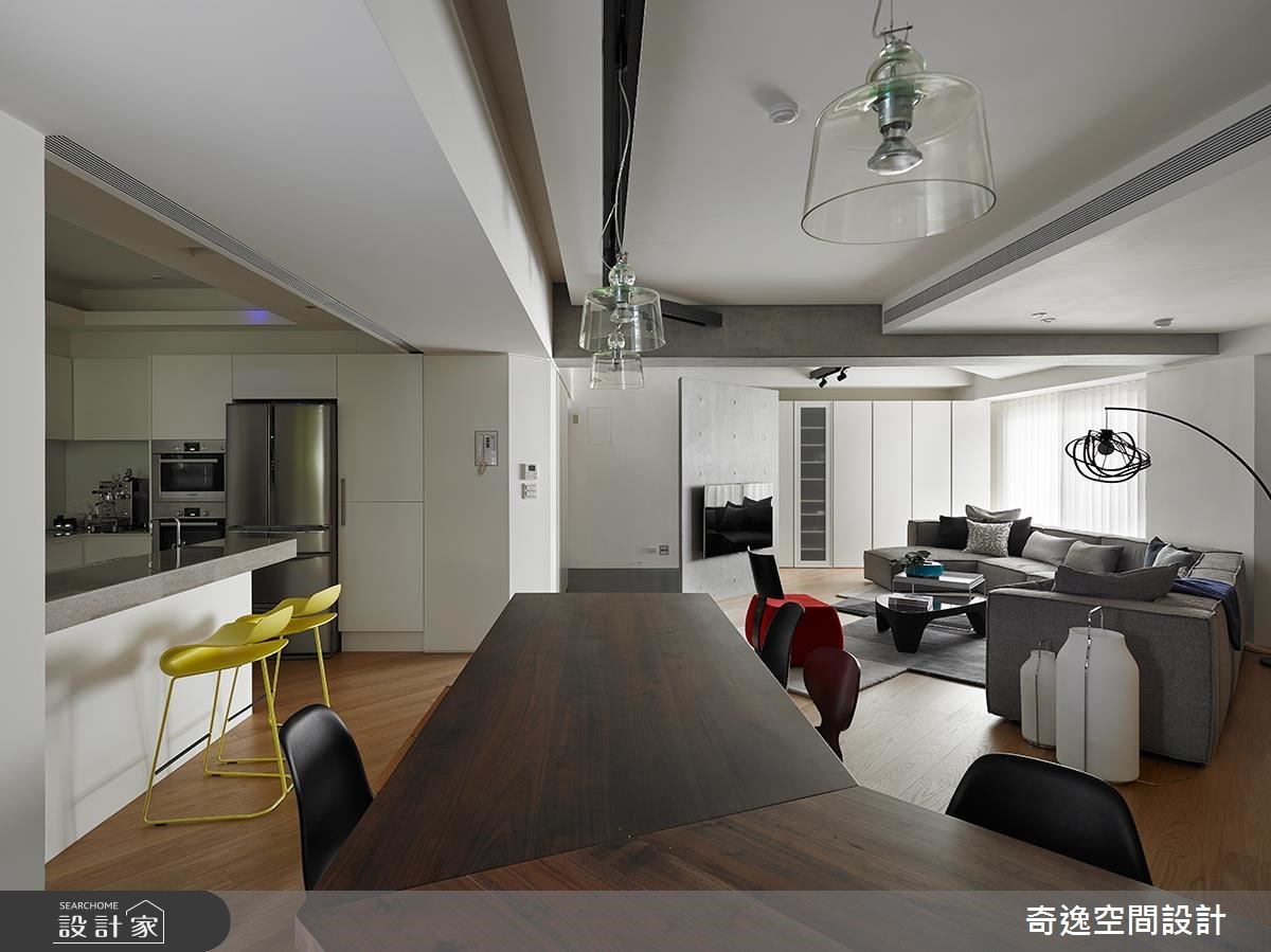 40坪中古屋(5~15年)＿簡約風餐廳案例圖片＿奇逸空間設計＿奇逸_27之19