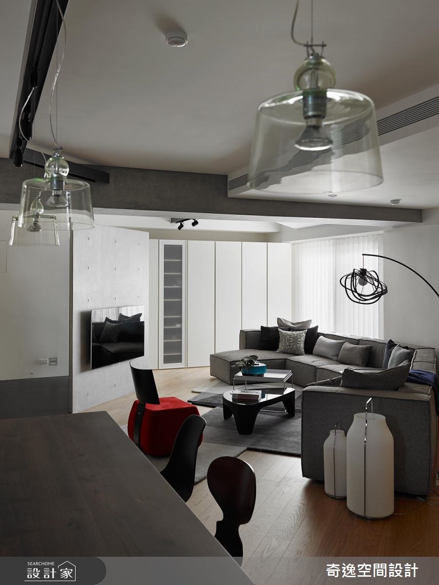40坪中古屋(5~15年)＿簡約風客廳案例圖片＿奇逸空間設計＿奇逸_27之20