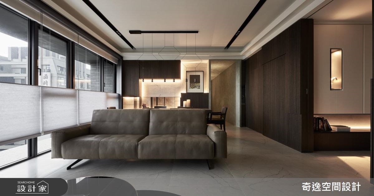 34坪新成屋(5年以下)＿混搭風客廳案例圖片＿奇逸空間設計＿奇逸_28之5