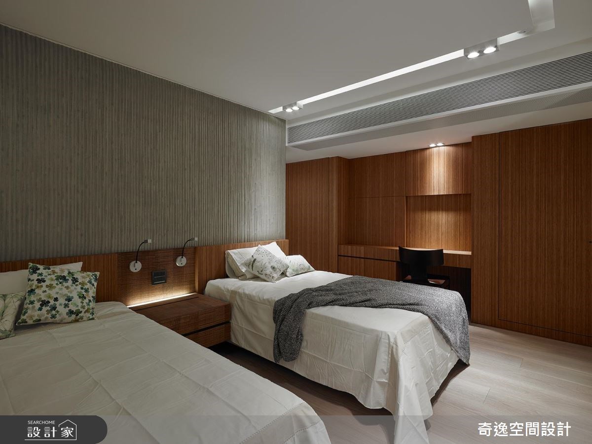 老屋(16~30年)＿人文禪風臥室案例圖片＿奇逸空間設計＿奇逸_30之40