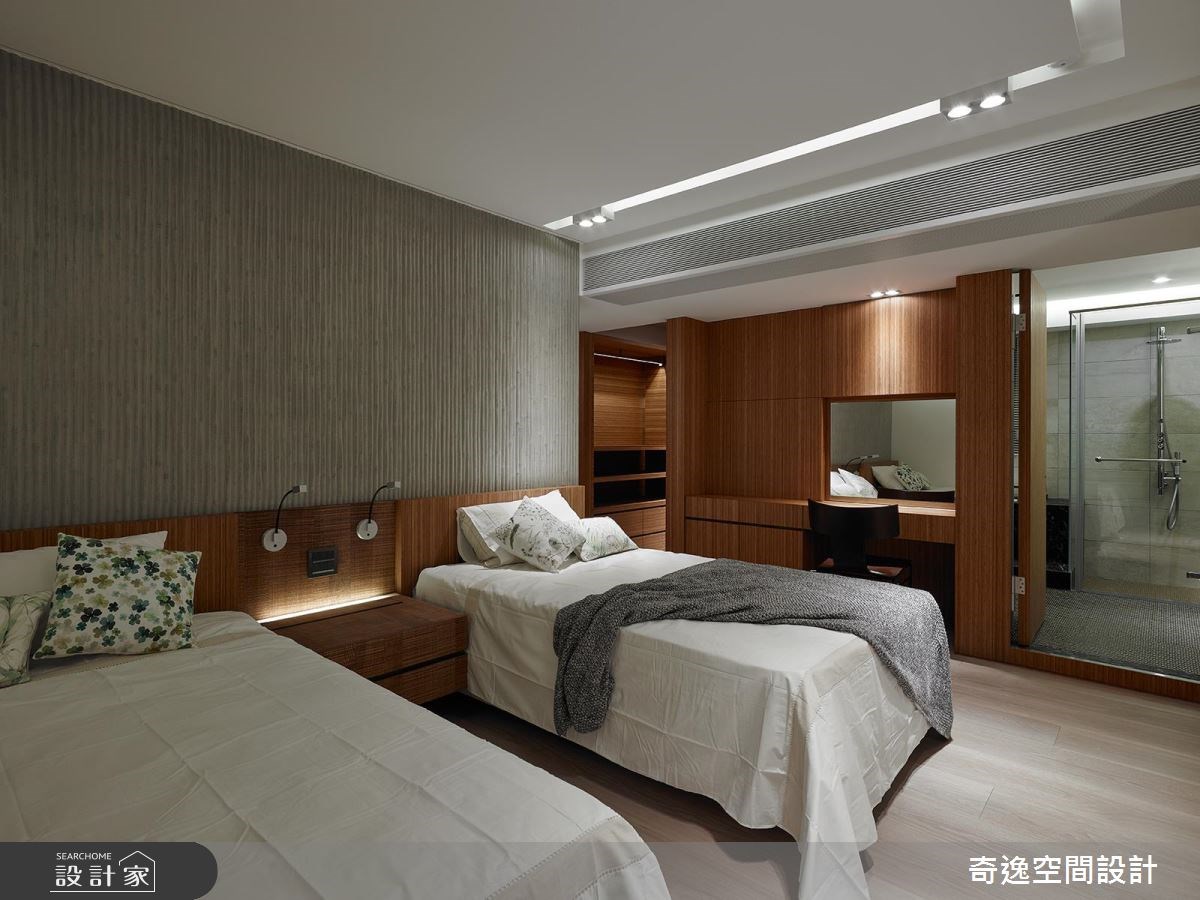 老屋(16~30年)＿人文禪風臥室案例圖片＿奇逸空間設計＿奇逸_30之41
