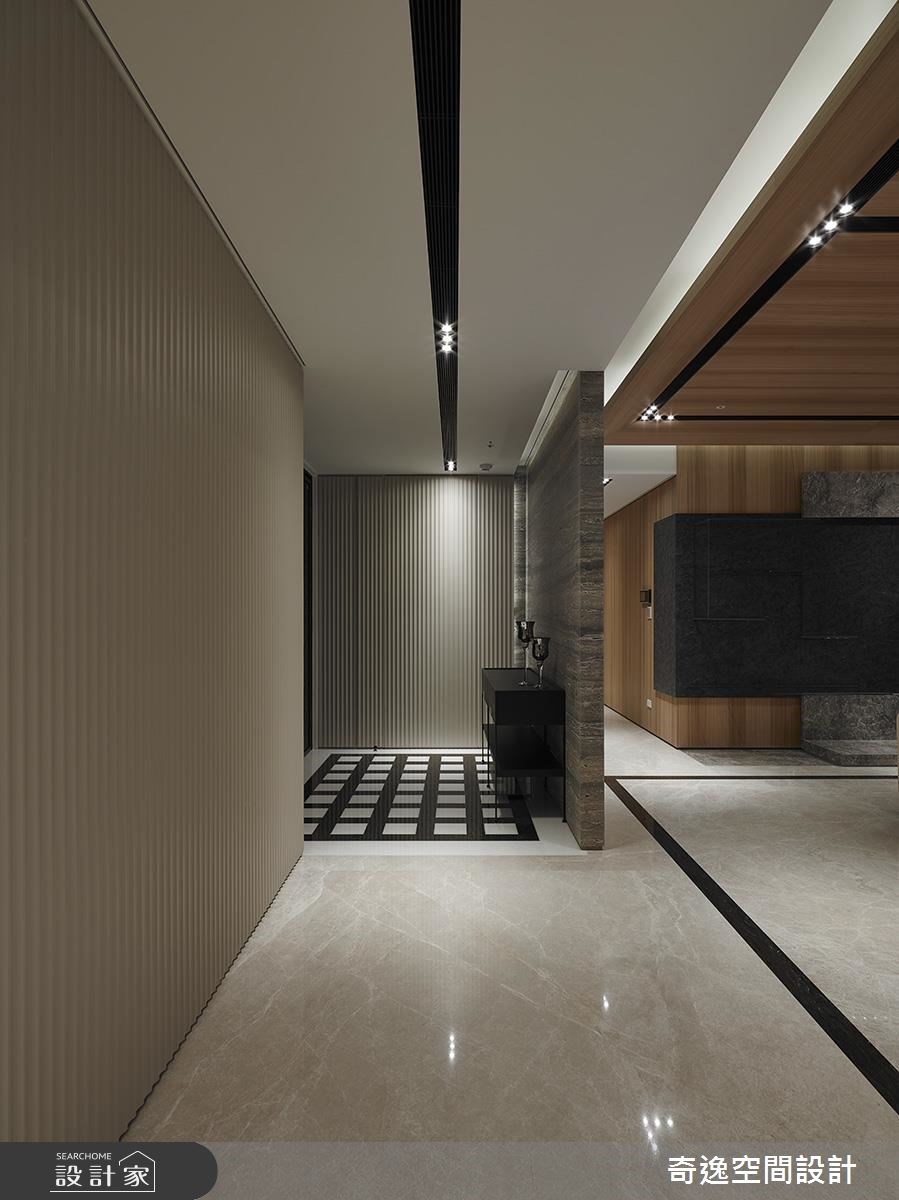 130坪新成屋(5年以下)＿奢華風玄關案例圖片＿奇逸空間設計＿奇逸_31之3